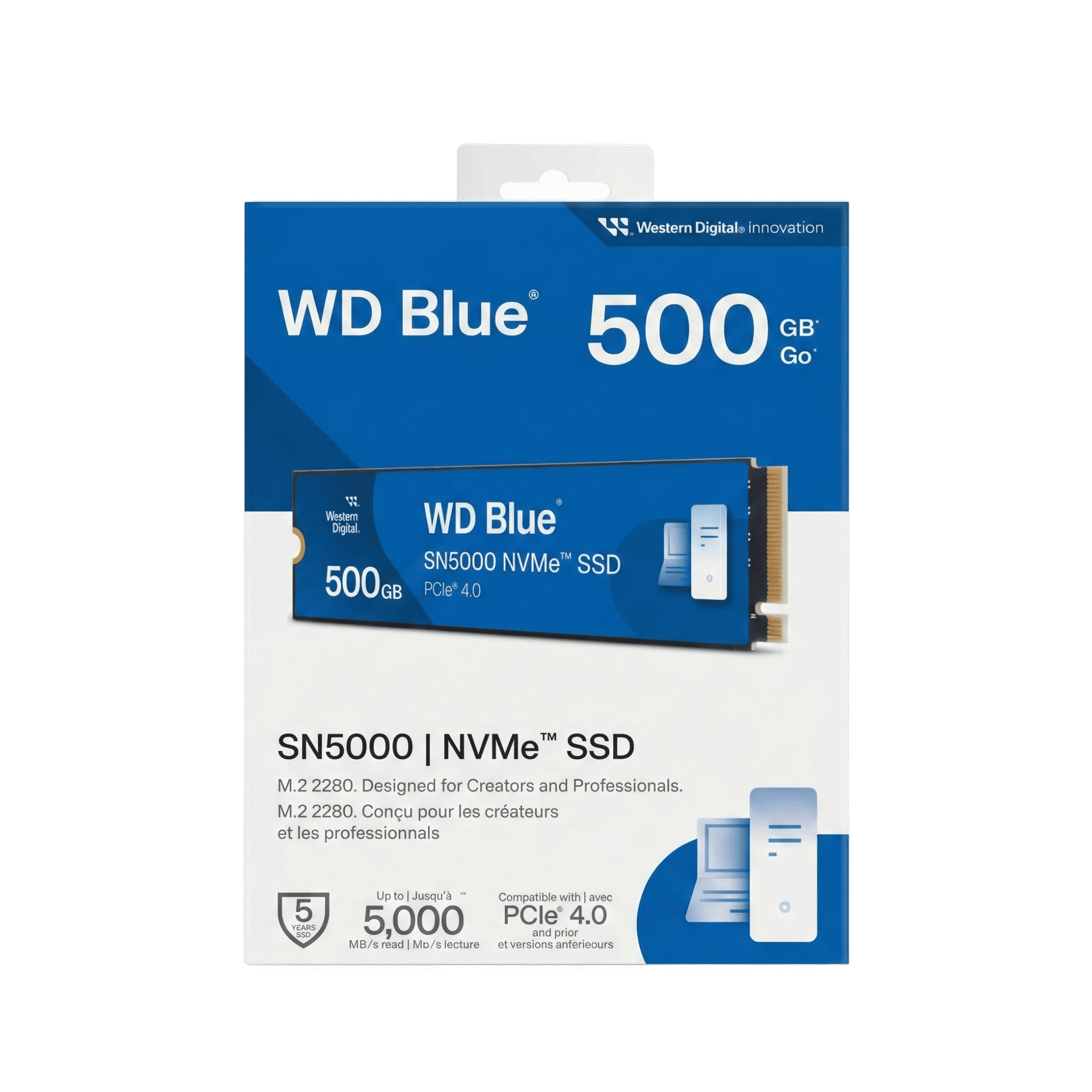 WD Blue SN5000 NVMe SSD - 500GB