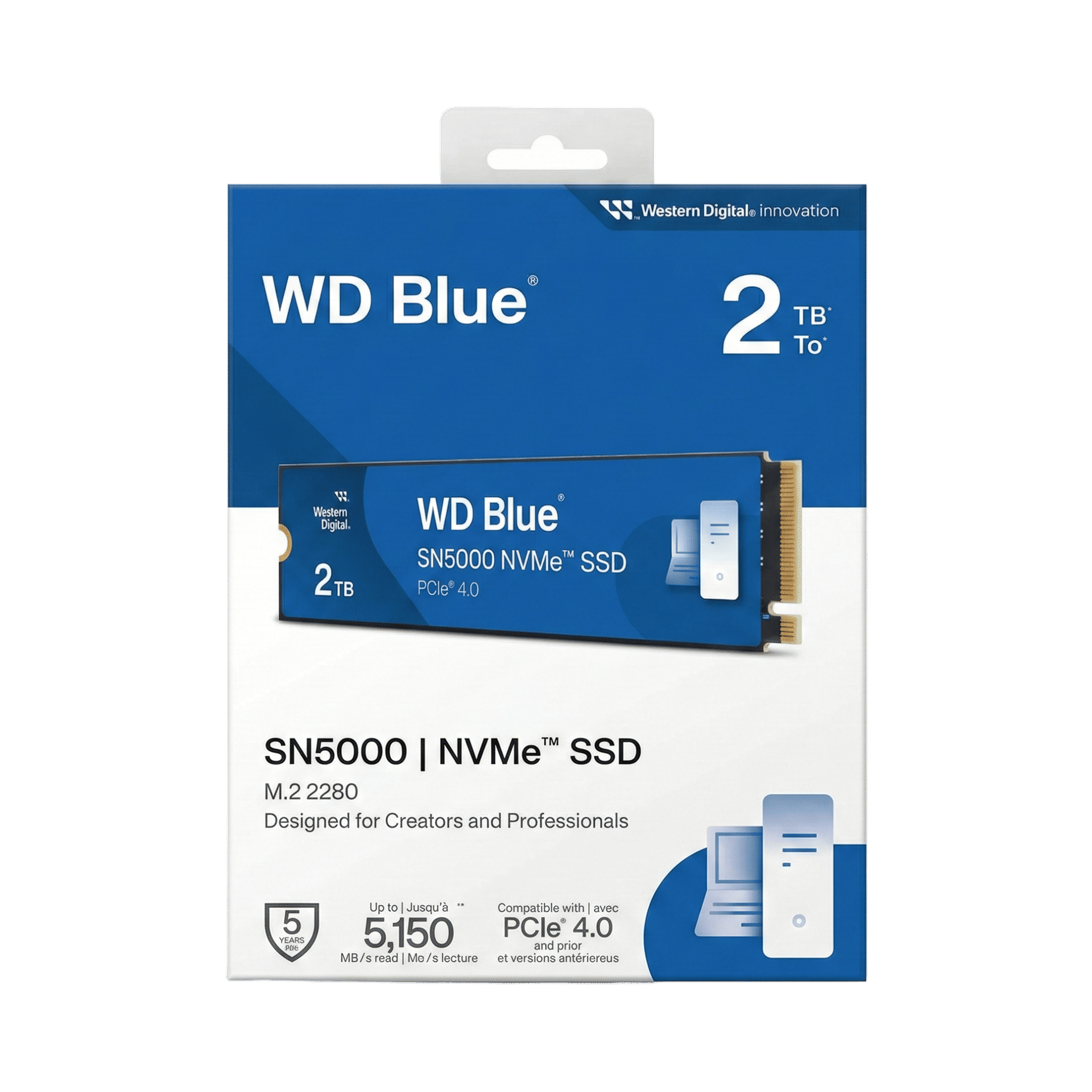 WD Blue SN5000 NVMe SSD - 2TB