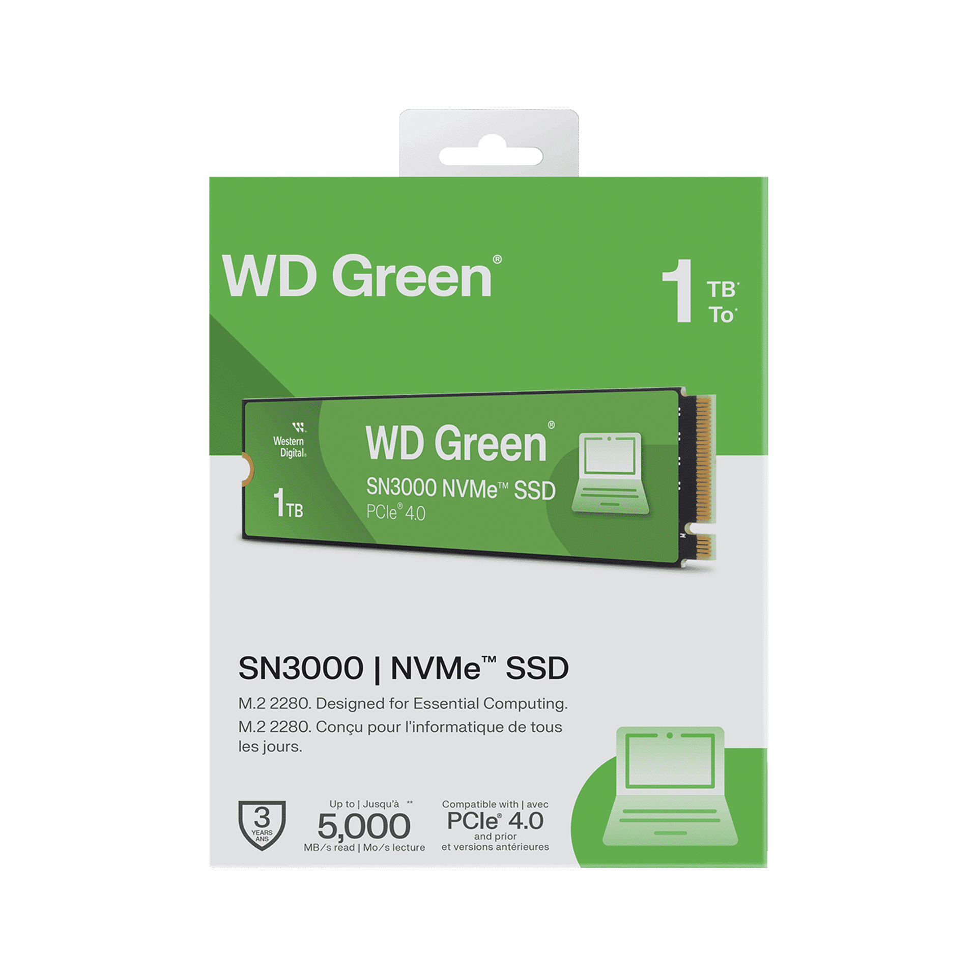 WD Green SN3000 NVMe SSD - 1TB