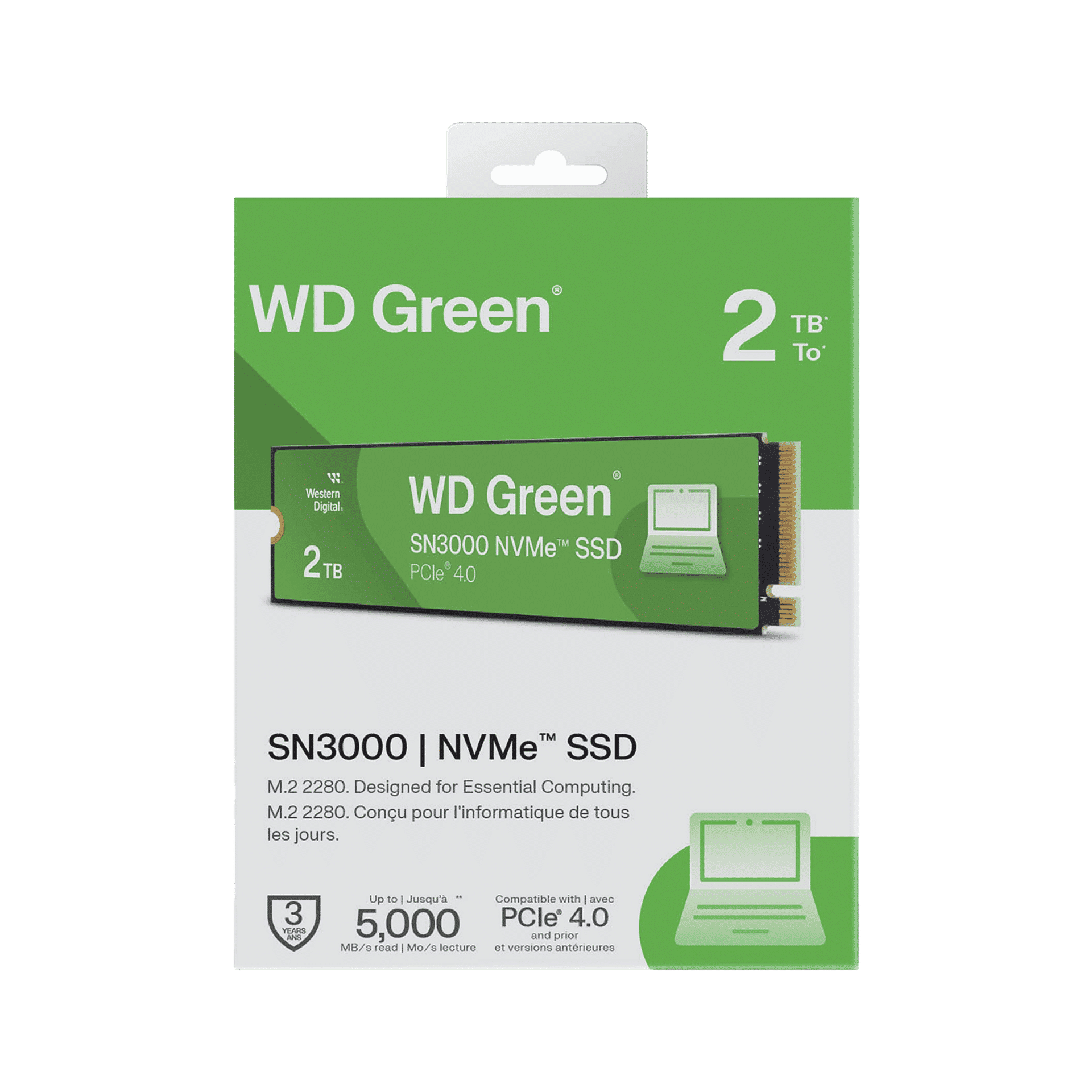 WD Green SN3000 NVMe SSD - 2TB