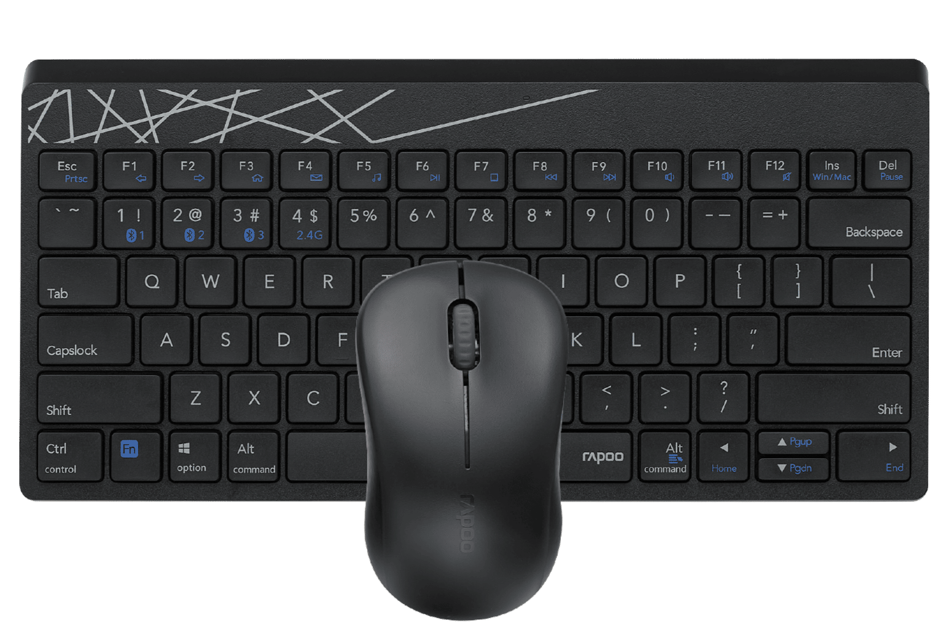 Rapoo 8000M Wireless Keyboard and Mouse Combo — image 1