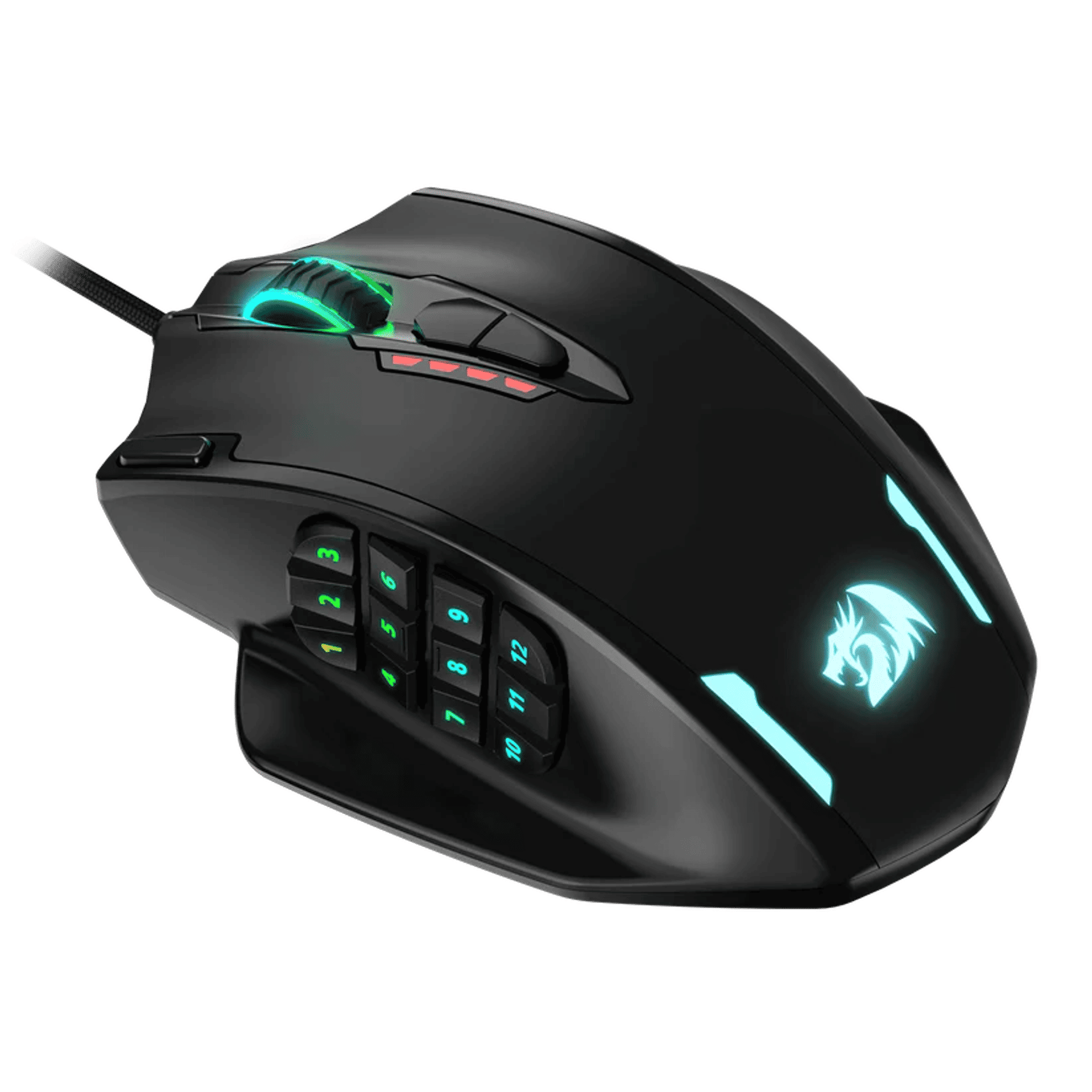Redragon Impact M908 RGB MMO Laser Wired Gaming Mouse — image 3
