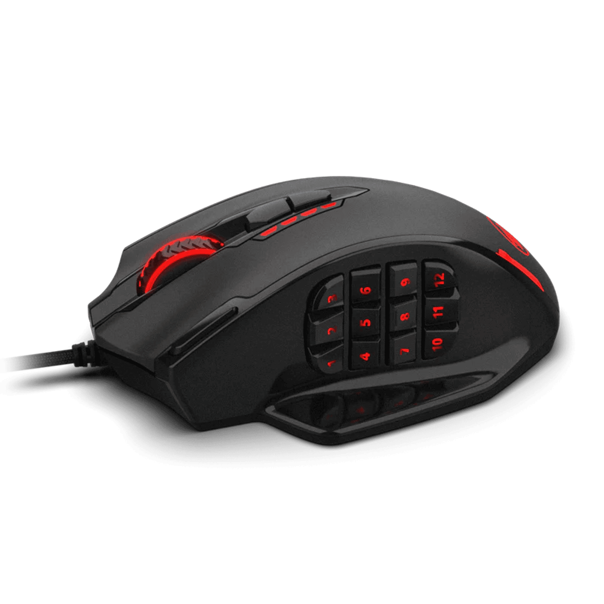 Redragon Impact M908 RGB MMO Laser Wired Gaming Mouse — image 4