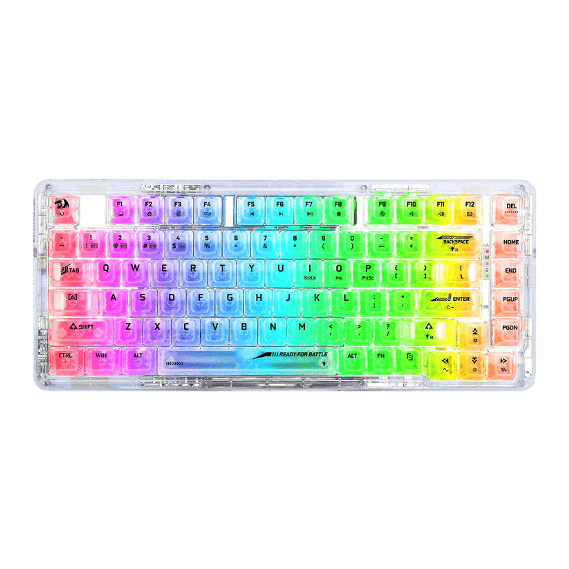 Redragon ELF PRO K649 Wireless Transparent Keyboard — image 2