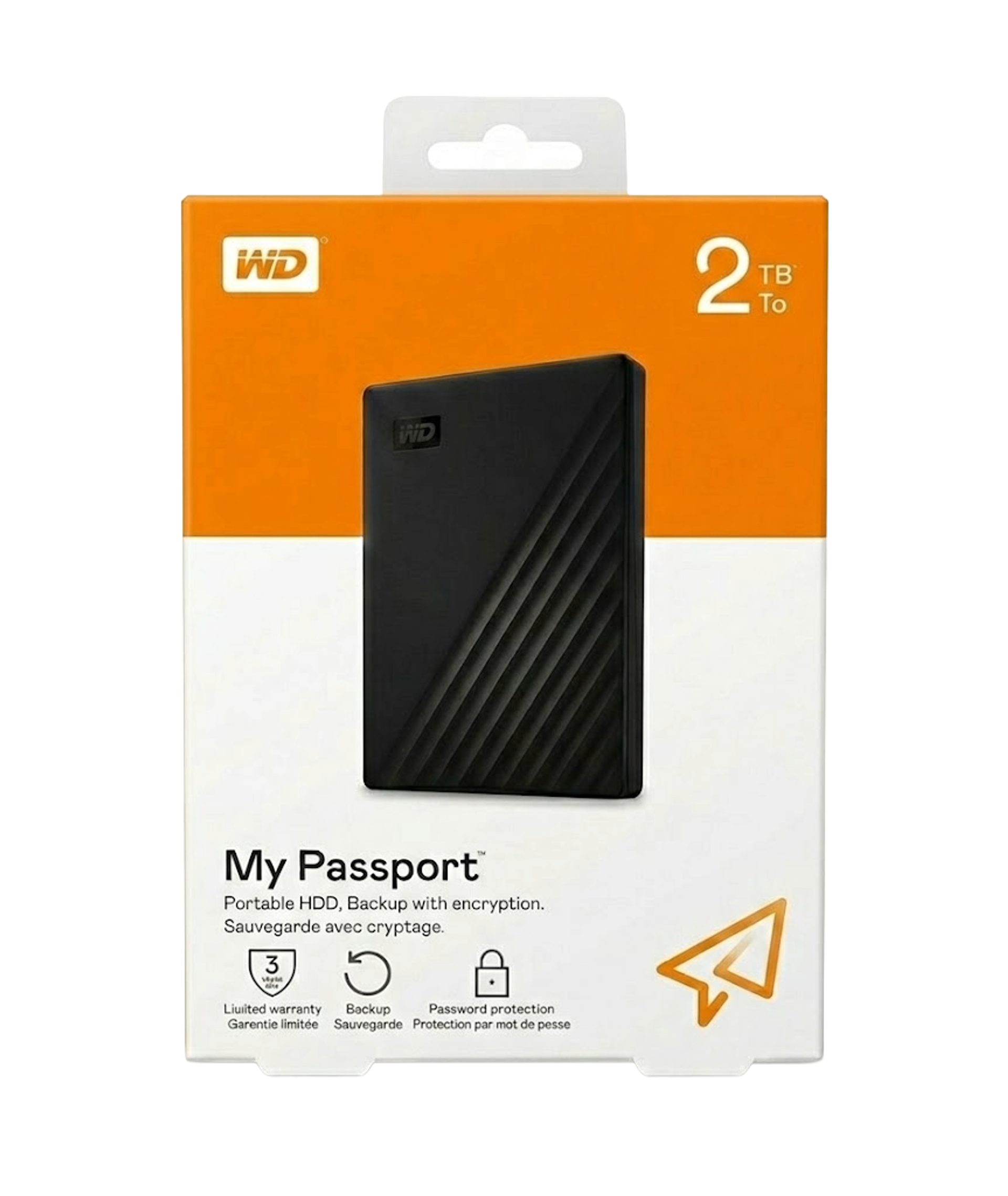 WD My Passport Portable HDD - 2TB