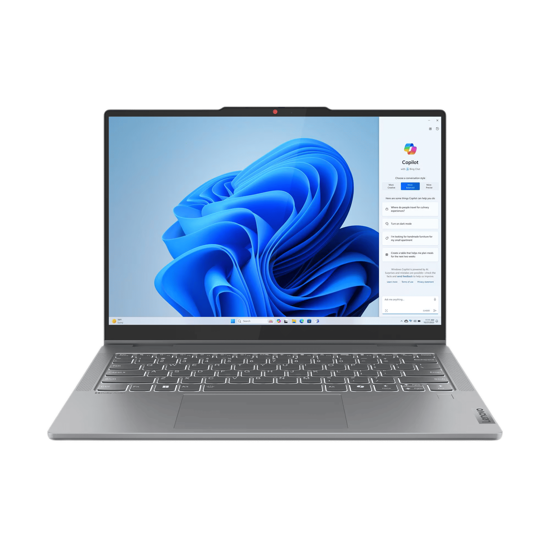 Lenovo IdeaPad 5 2-in-1 14IRH9 - Core i7-13620H - RAM 16GB - SSD 512GB - Intel UHD Graphics - 14" WUXGA OLED 60Hz Touch — image 11