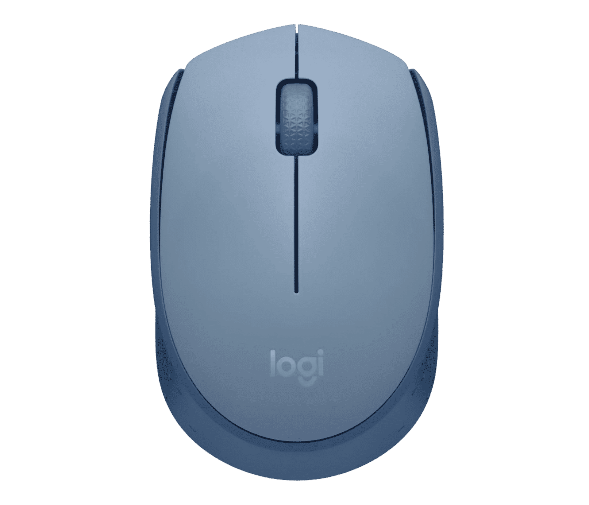 Logitech M171 Wireless Mouse White Blue Gray