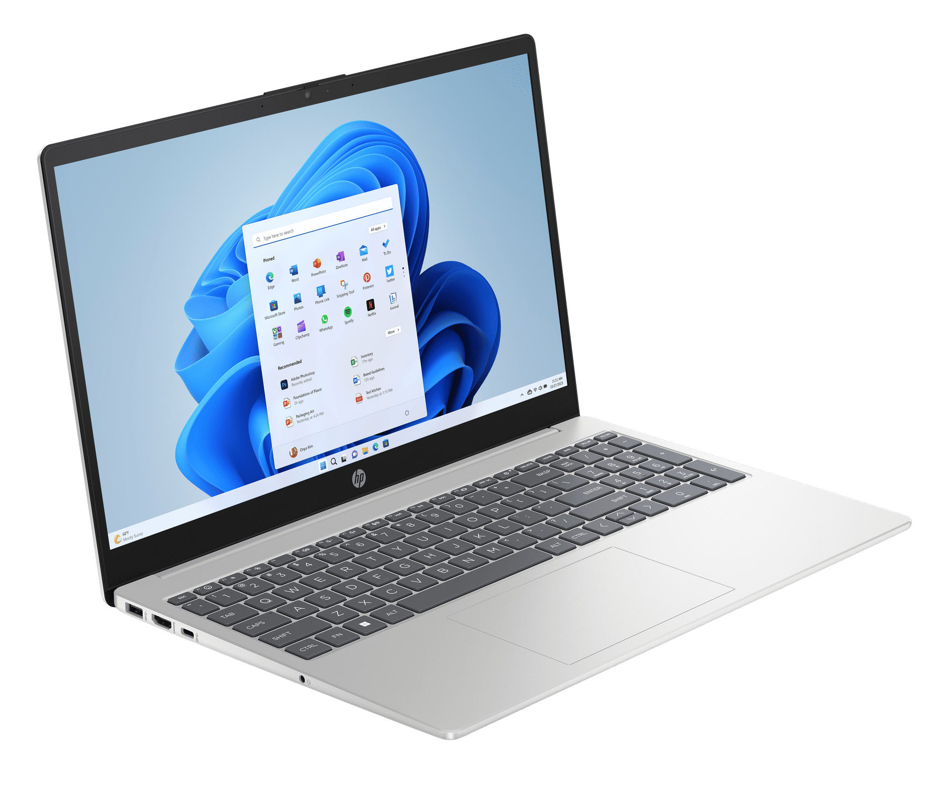 HP Laptop 15-fd0097nq - Core i3-1315U - RAM 8GB - SSD 512GB - UHD Graphics - 15.6" FHD — image 4
