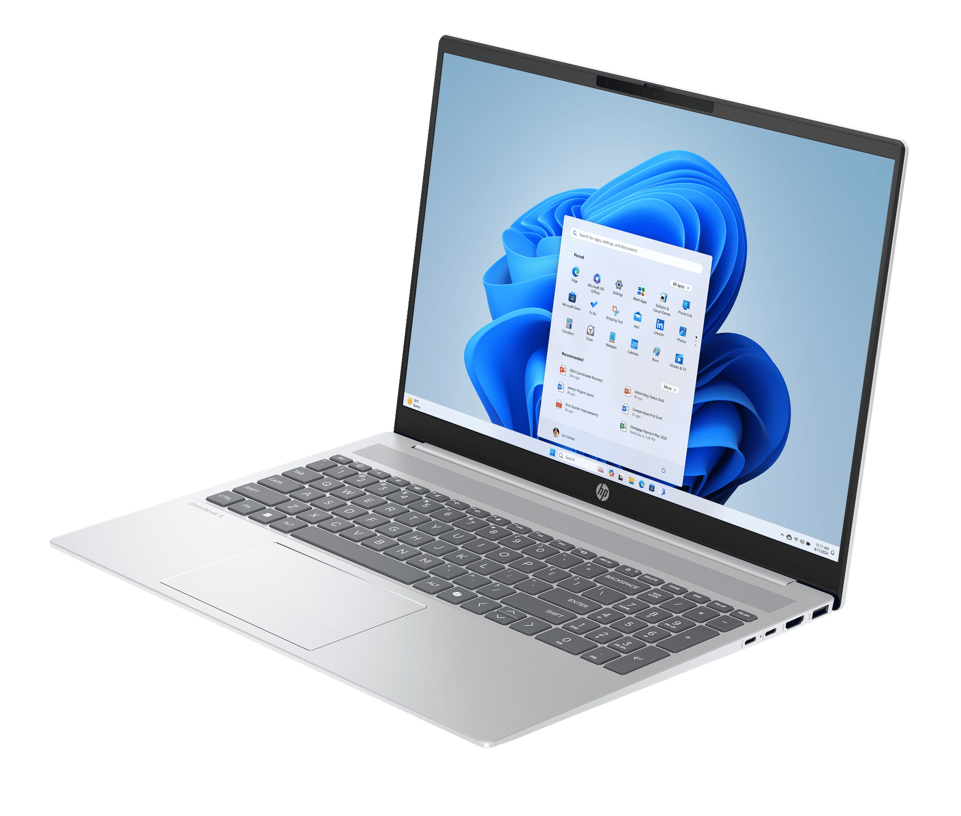 HP OmniBook 5 LaptopAI 16-af1017wm - Core Ultra 7 255U - RAM 16GB - SSD 1TB - Intel Graphics - 16" WUXGA IPS Touch — image 4