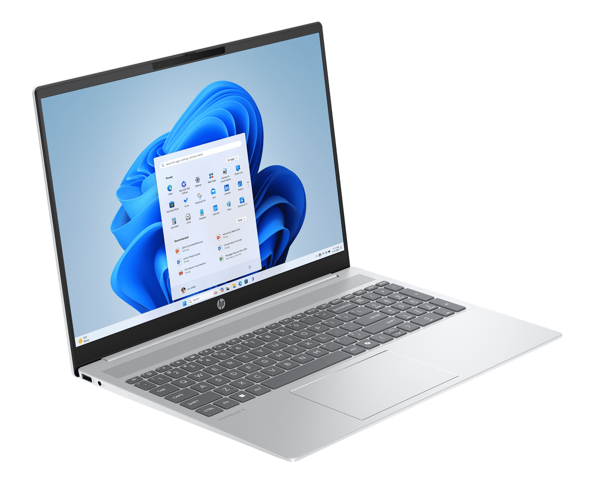 HP OmniBook 5 LaptopAI 16-af1017wm - Core Ultra 7 255U - RAM 16GB - SSD 1TB - Intel Graphics - 16" WUXGA IPS Touch — image 2