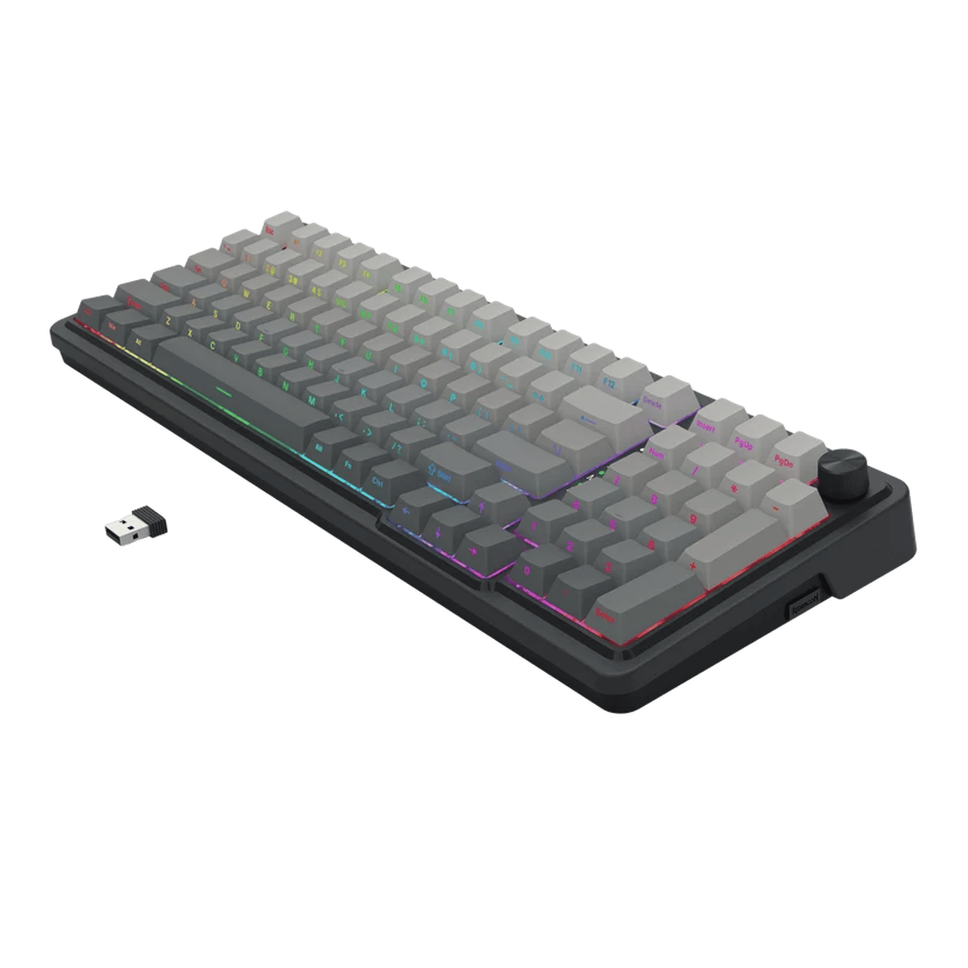 Redragon K686SP PRO Grey Side Printed Wireless RGB Gasket Gaming Keyboard — image 4