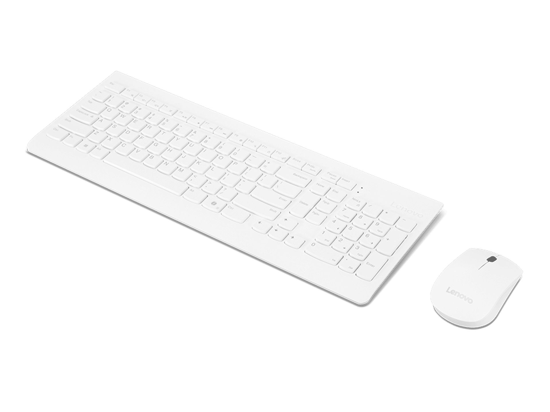 Lenovo 510 Wireless Combo Keyboard & Mouse (White) - Arabic 253 — image 2