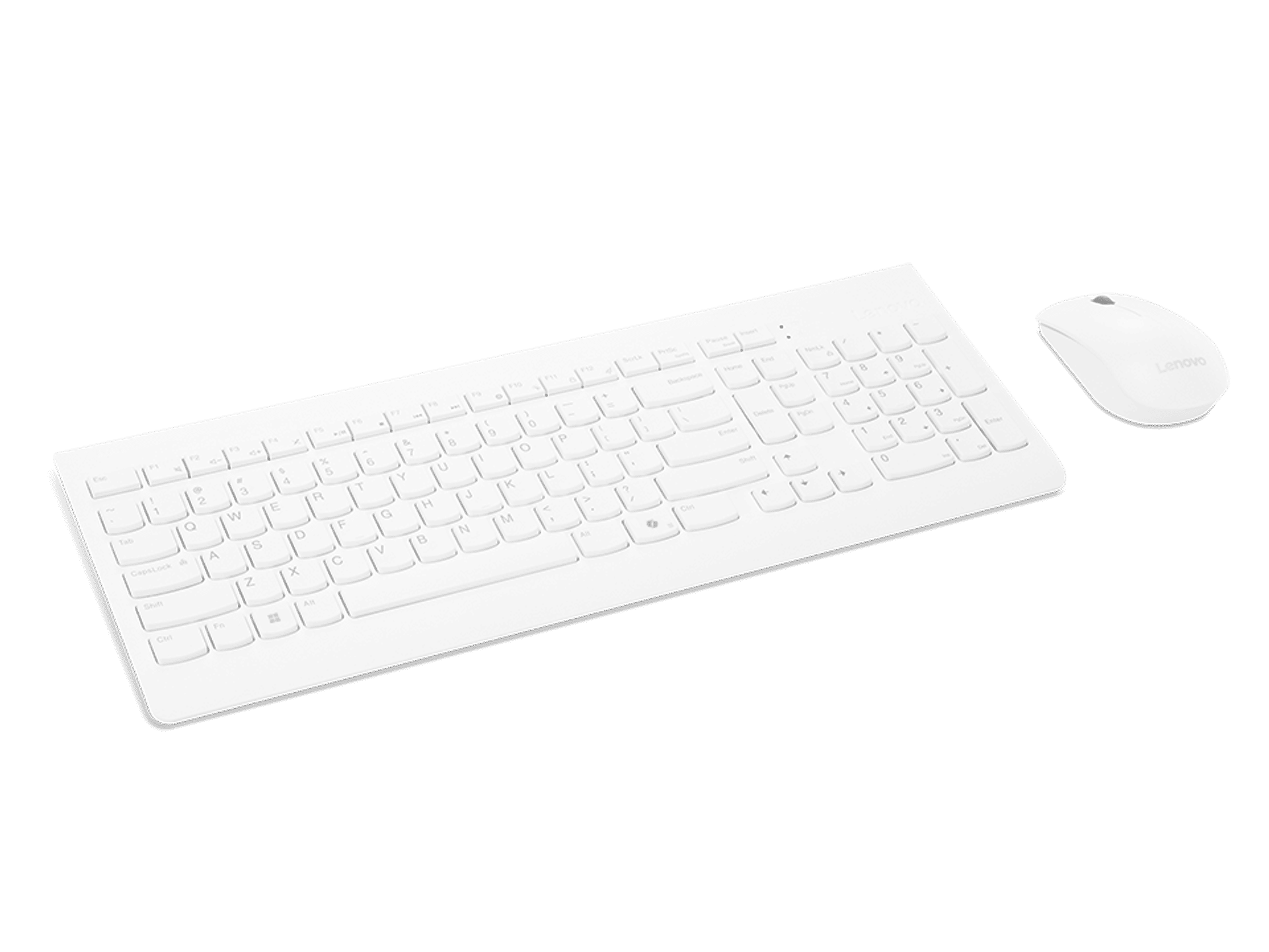 Lenovo 510 Wireless Combo Keyboard & Mouse (White) - Arabic 253 — image 3