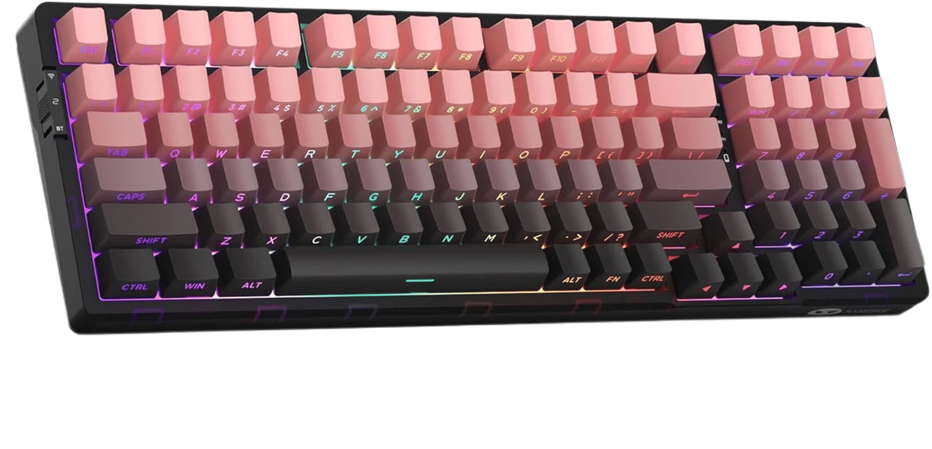 Magegee Light100 Star Pink (Side Printed PBT Keycaps) Mechanical Gaming Keyboard — image 2